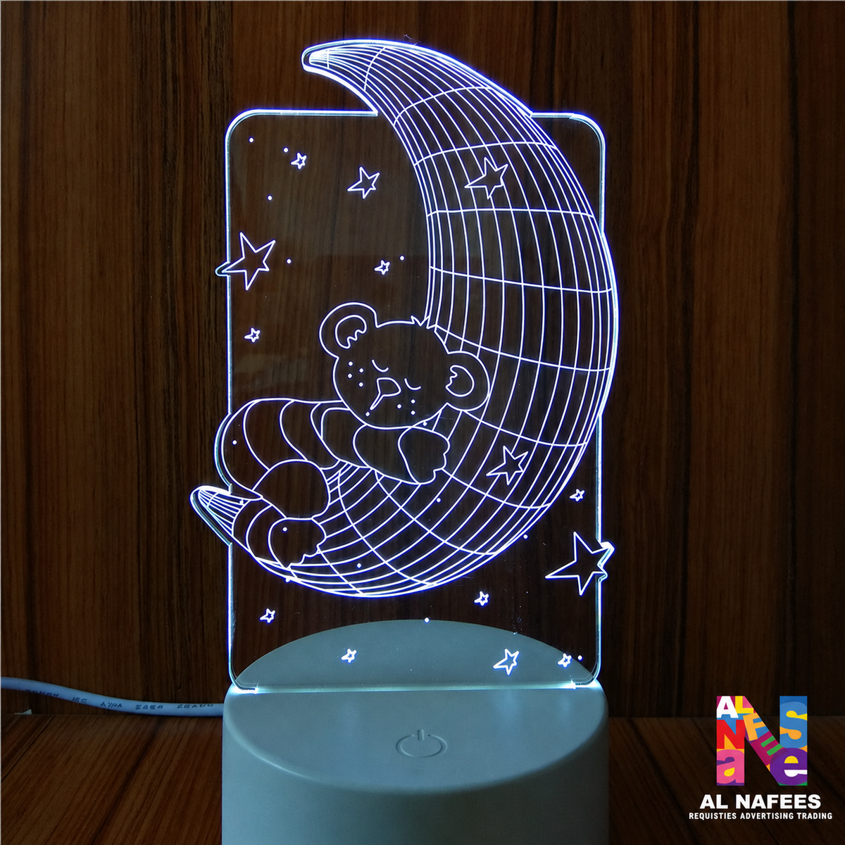 Customized Acrylic with LED Light Base - 001