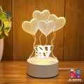 Customized Acrylic with LED Light Base - 002