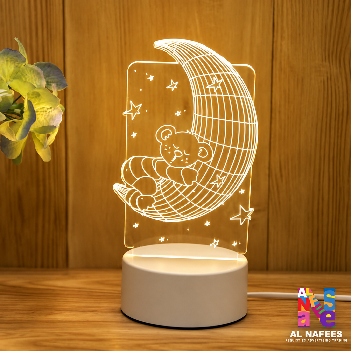 Customized Acrylic with LED Light Base - 003
