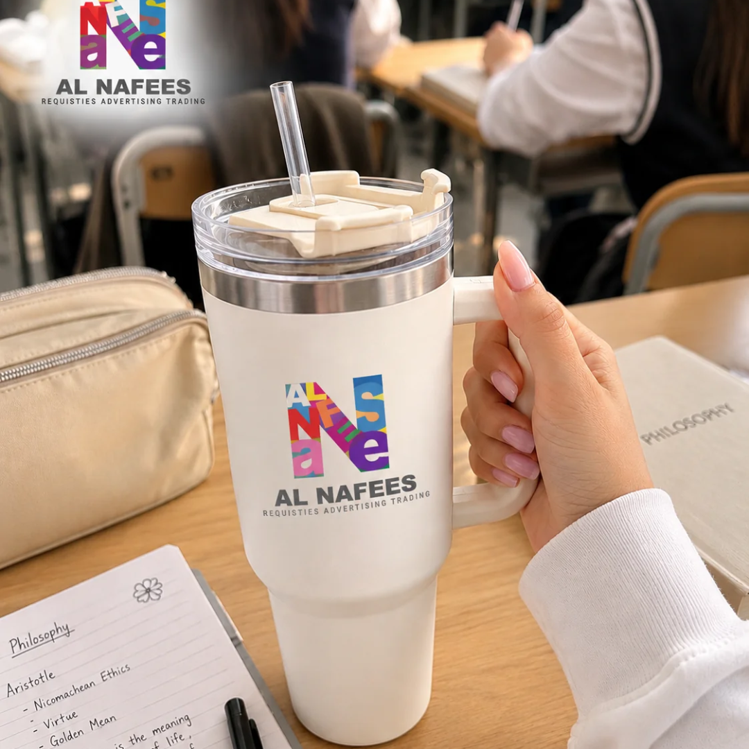 Off White 400z Stainless Steel Vacuum Insulated Tumbler