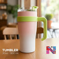 Tumbler Green - Pink Gradient 900ml - 30oz