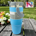 Light Blue Color Tumbler Vacuum 900ml Custom Stainless Steel