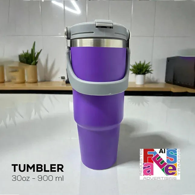 Pruple Color Tumbler Vacuum 900ml Custom Stainless Steel