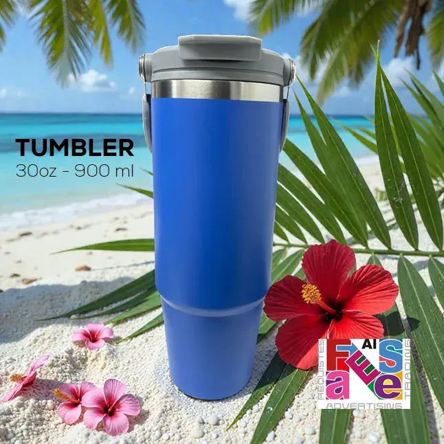 Blue Color Tumbler Vacuum Stainless Steel