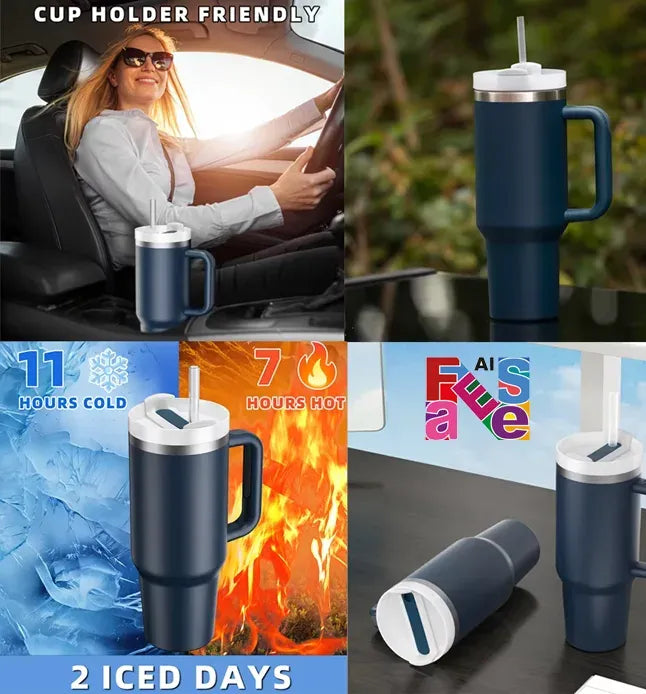 Tumbler 1200ml Dark Blue Wholesale 40oz
