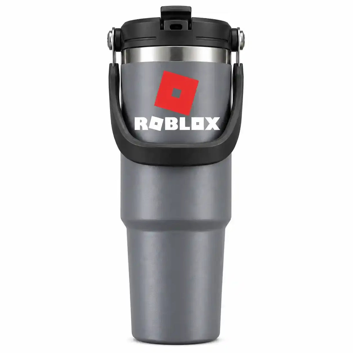 30oz Gry Insulated Travel Tumbler with Handle
